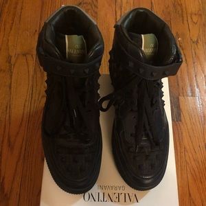 Men’s Valentino Denim Sneakers.